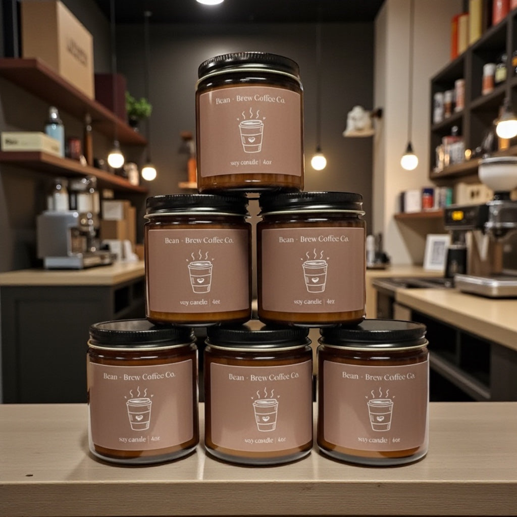 Custom Branded Candle Jars