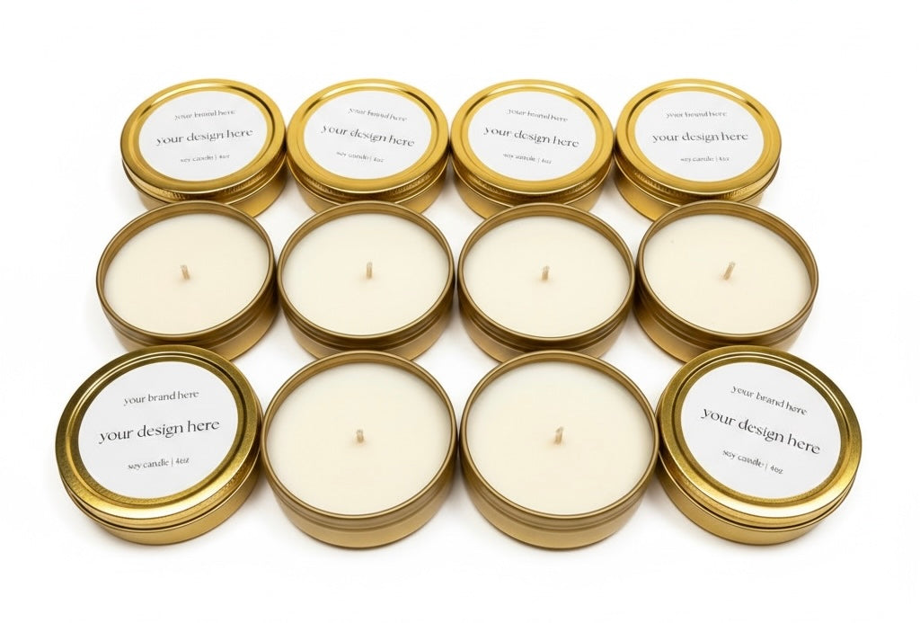Custom Branded Candle Tins