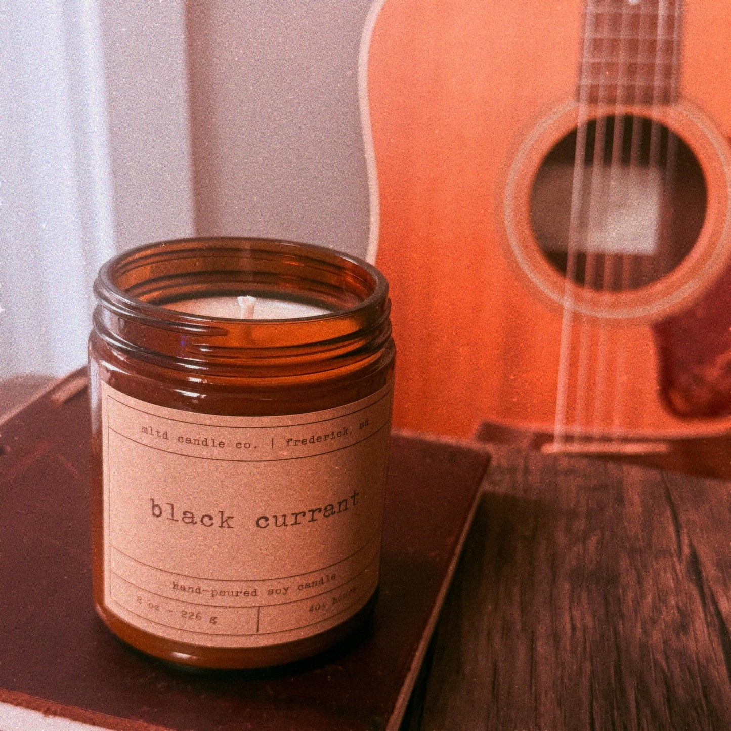 Sugar Cookie Soy Wax Candle | Amber Jar Fresh Baked Cookies Scented | Hand-Poured | Small Batch | Vegan NonToxic Ecofriendly | Cookie Candle