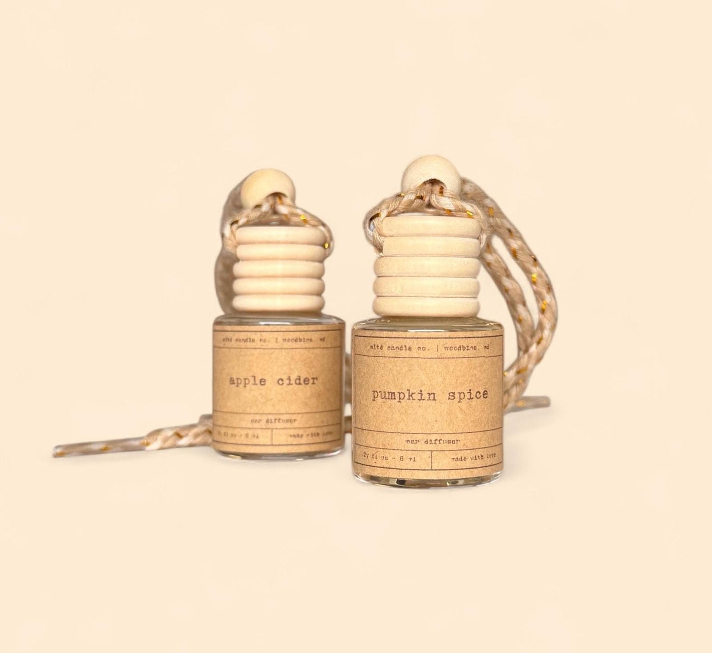 Fall Hanging Car Diffuser | Autumn Scented Air Freshener