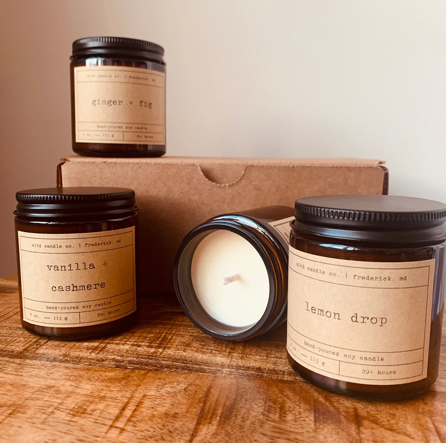 Candle Sampler Pack - Hand-Poured Soy Wax Candle Gift Set