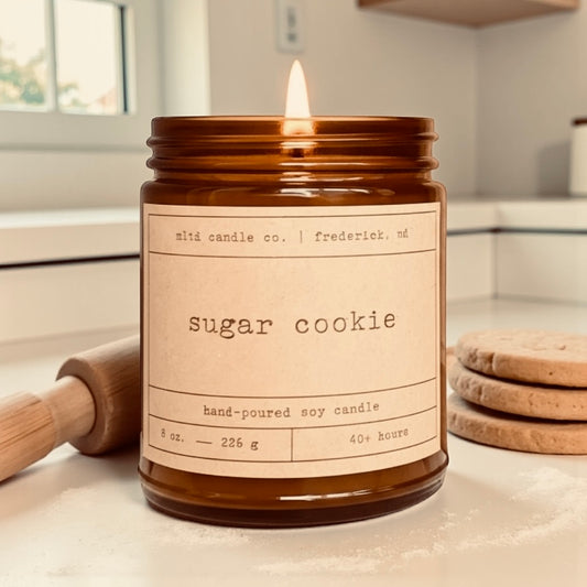 Sugar Cookie Soy Candle: Buttery Vanilla Scent