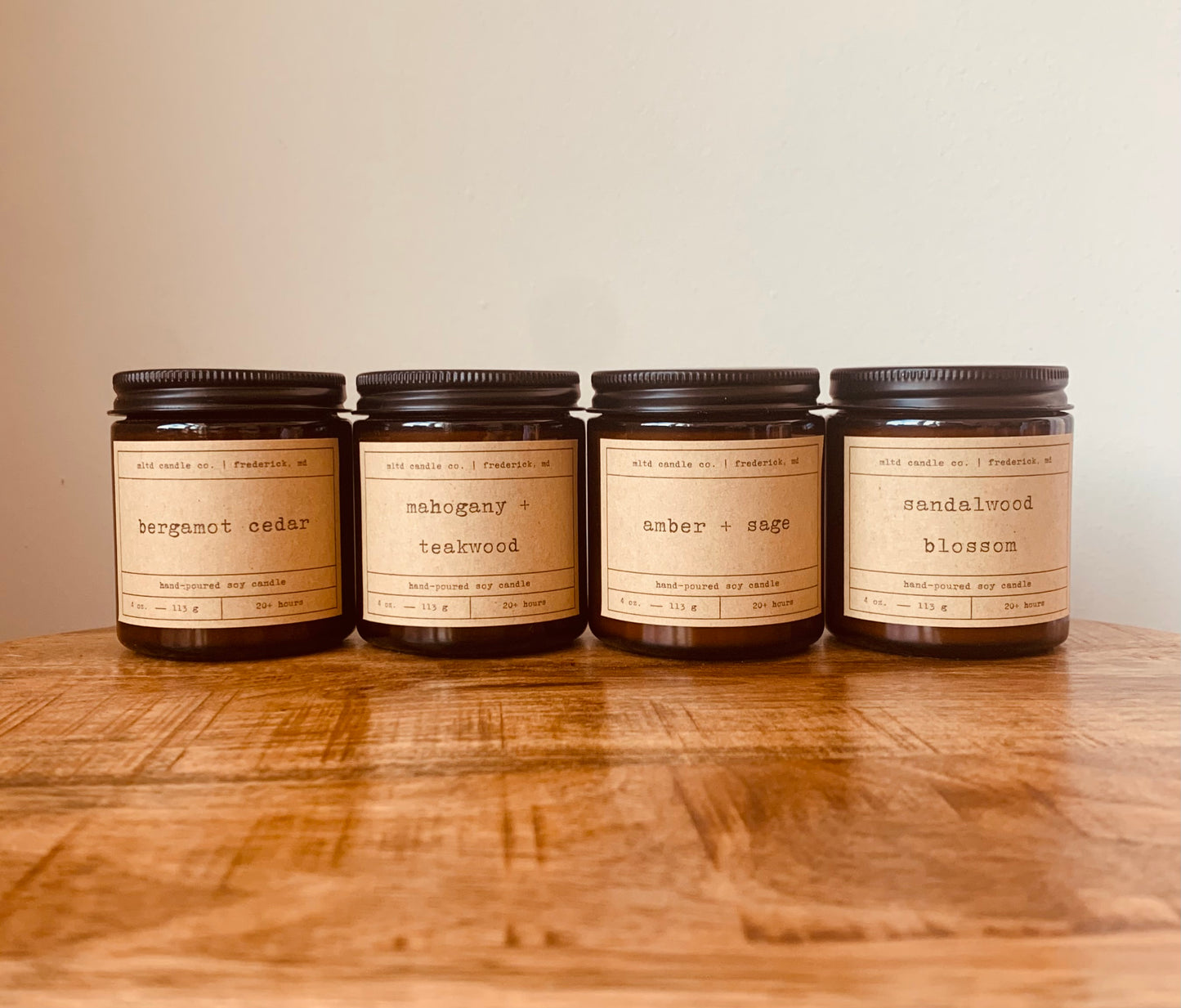 Warm and Woodsy Sampler Pack - Masculine Candles Set