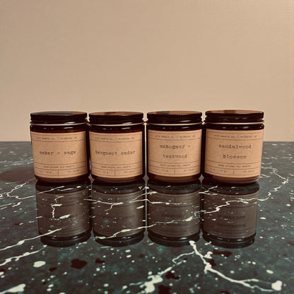 Warm and Woodsy Candle Sampler