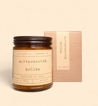 Butterscotch Brulee Soy Candle