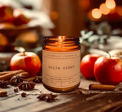 Apple Cider Soy Candle: Apple, Cinnamon, Anise Scent
