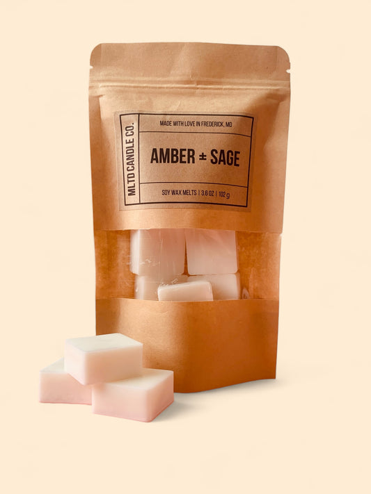 Amber + Sage Soy Wax Melts