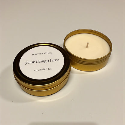 Custom Branded Candle Tins