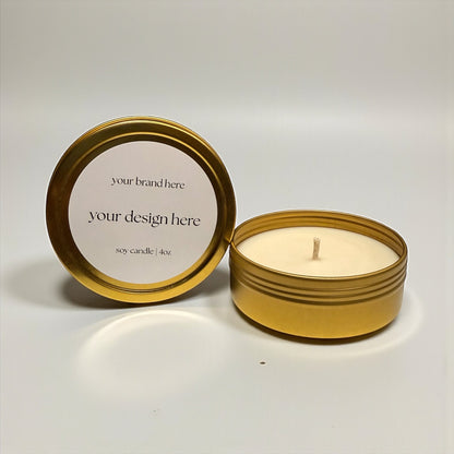 Custom Branded Candle Tins