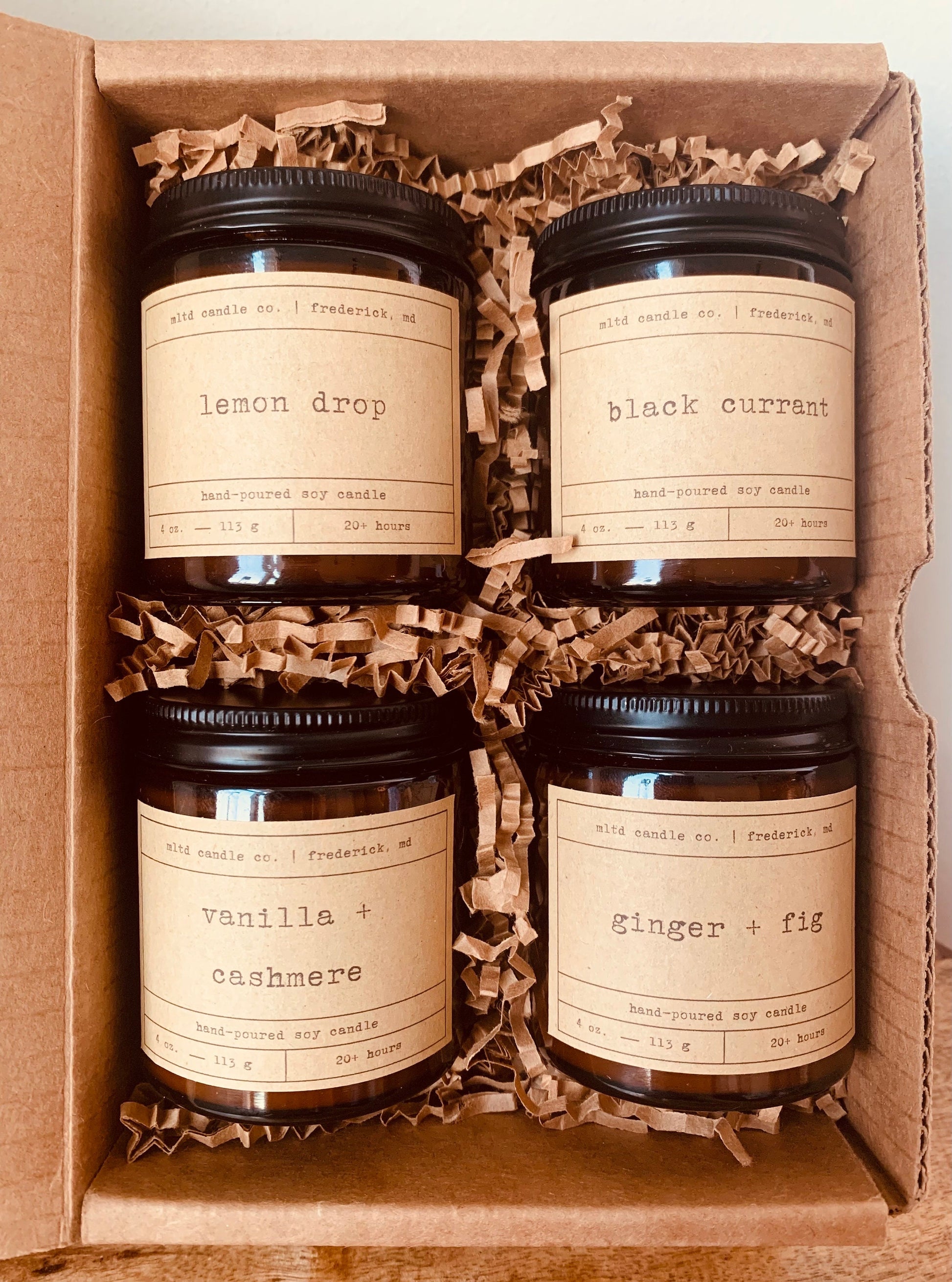 Candle Sampler Pack: Scented Soy Candle Gift Set