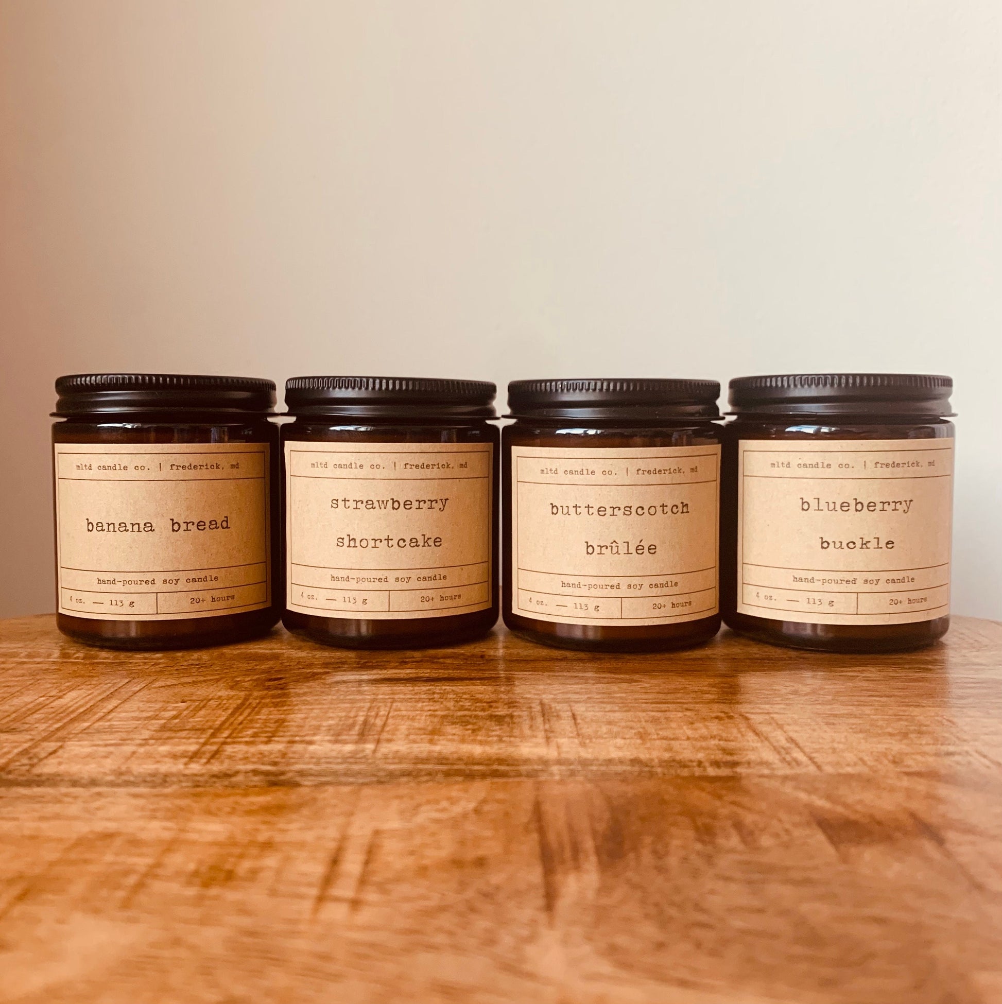 Bakery Candle Sampler Pack | Pastry Candle | Soy Candle | Scented Candle | Handmade | Dye Free