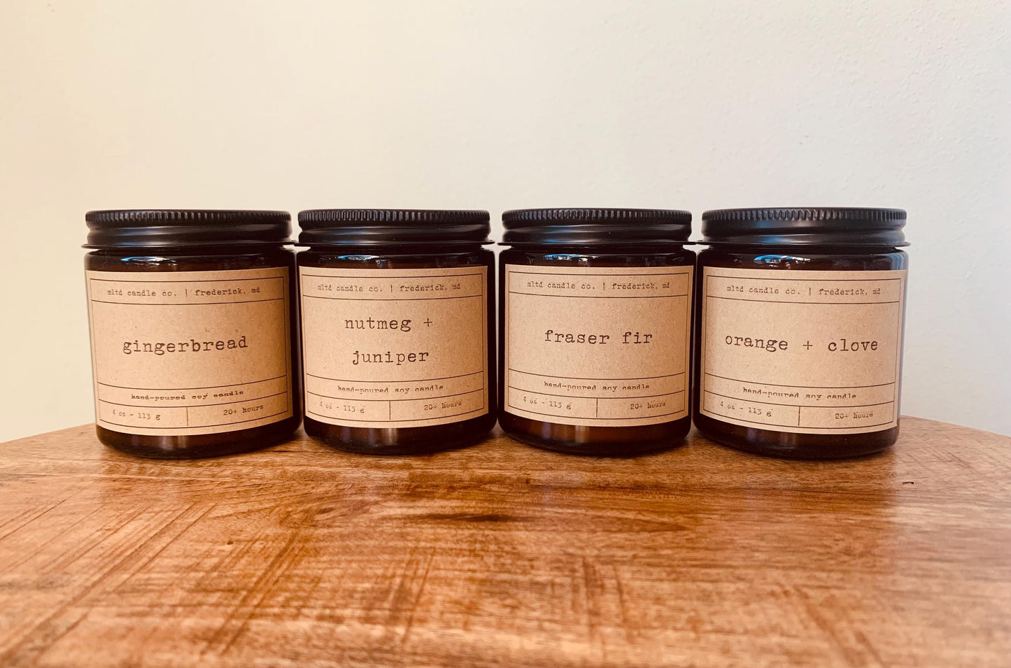 Holiday Candle Sampler Pack: Christmas Scented Soy Candle Gift Set