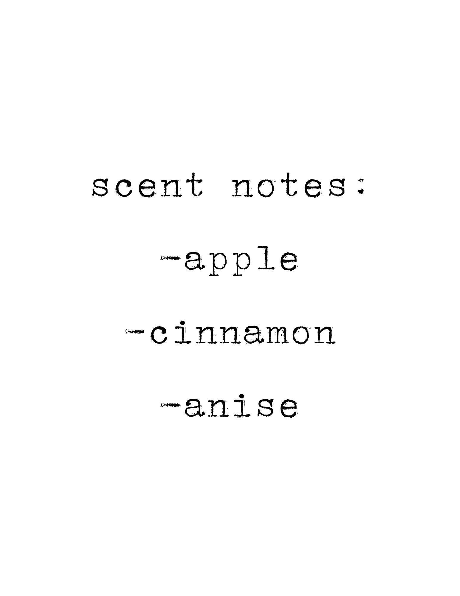 Apple Cider Soy Candle: Apple, Cinnamon, Anise Scent