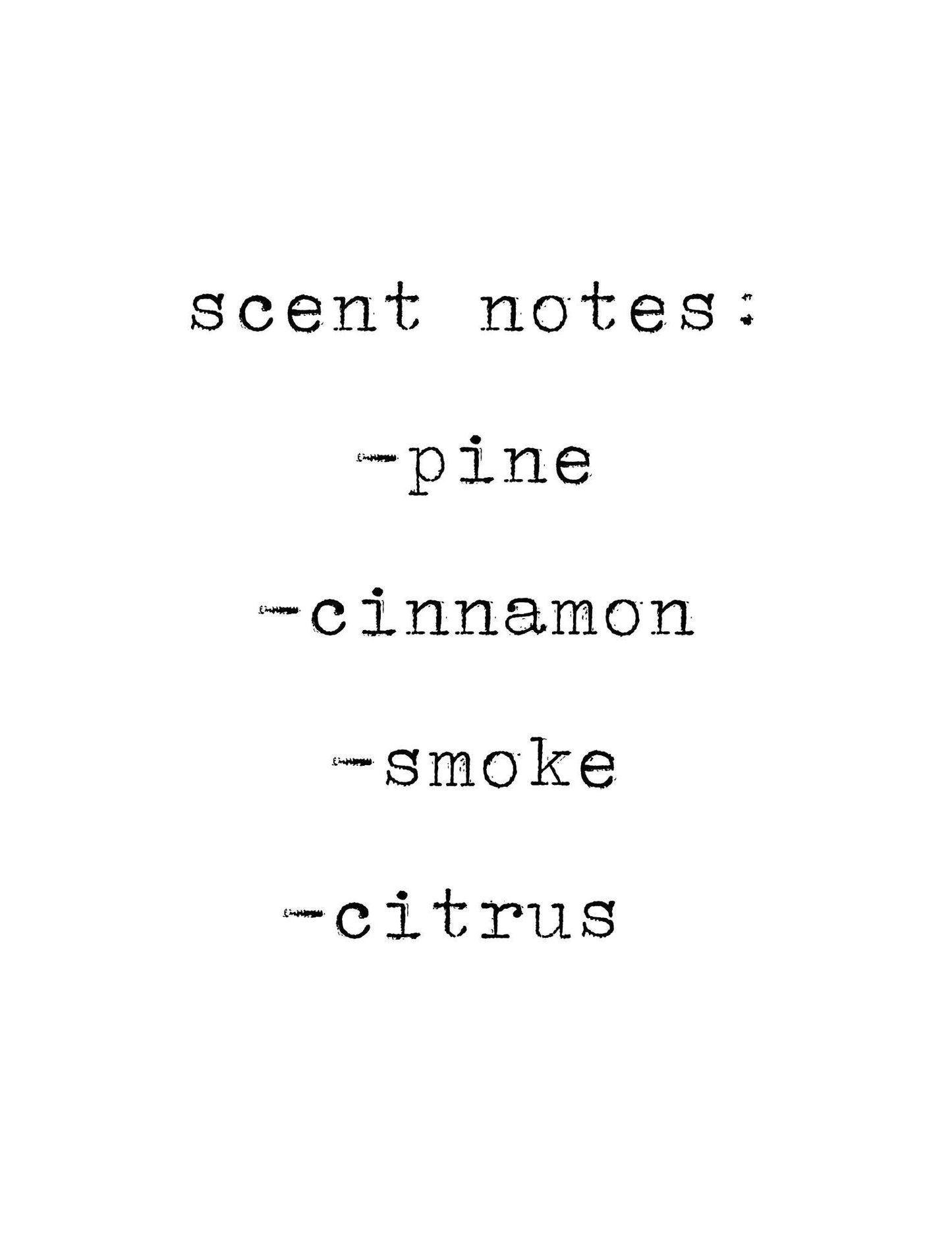 Campfire Soy Candle: Pine, Citrus, Smoke, Cinnamon Scent