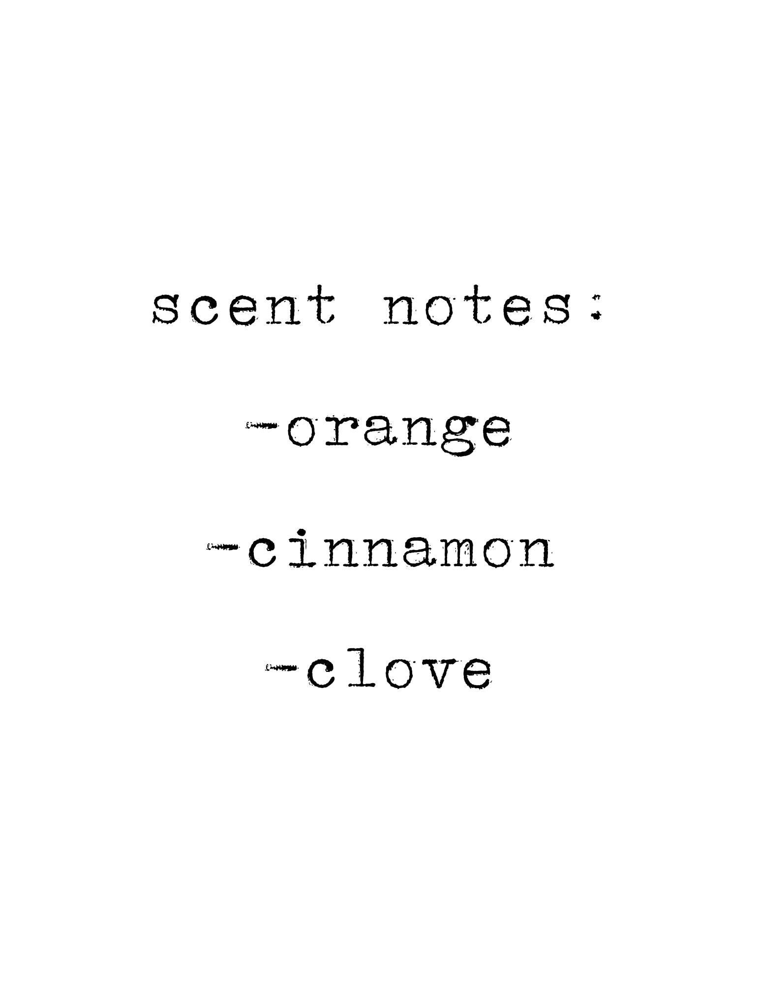 Orange + Clove Soy Candle