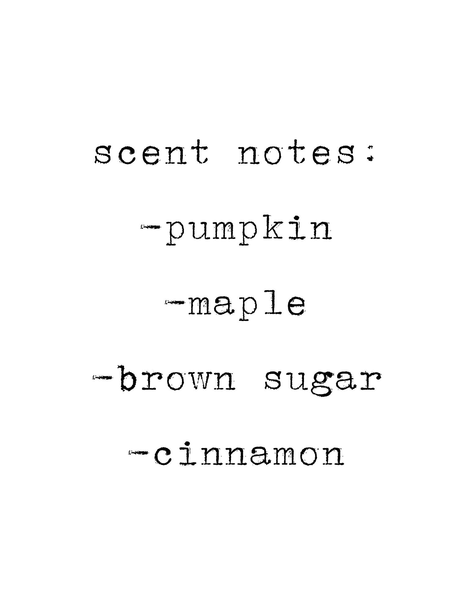 Pumpkin Spice Soy Candle: Pumpkin, Maple, Brown Sugar, Cinnamon Scent