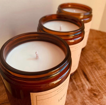 Pumpkin Spice Soy Candle: Pumpkin, Maple, Brown Sugar, Cinnamon Scent