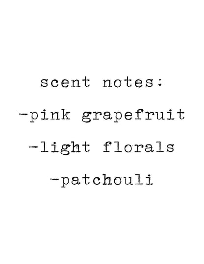 Pink Grapefruit Soy Candle | Grapefruit, Florals, Patchouli Scent