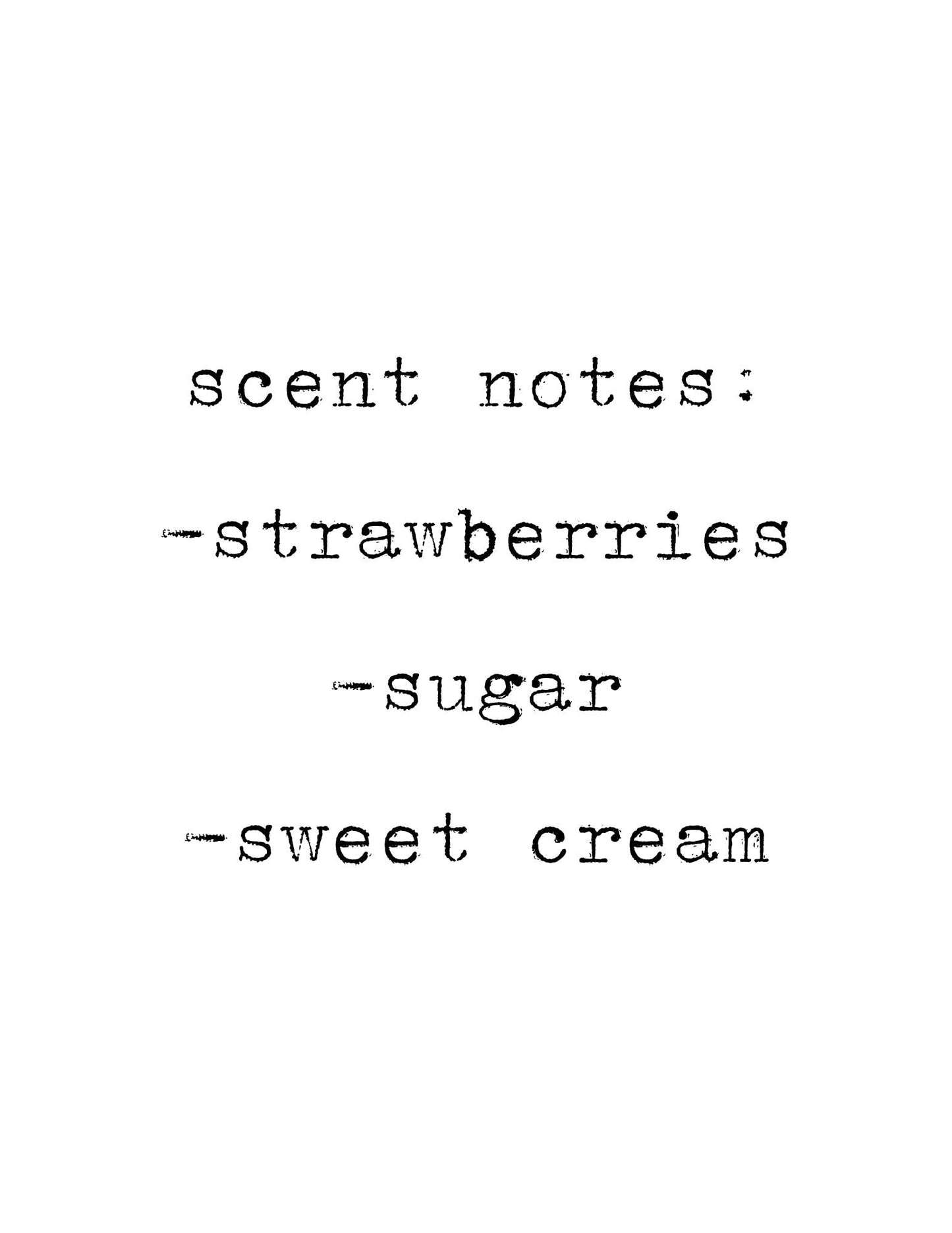 Strawberry Shortcake Soy Candle: Strawberry, Sugar, Sweet Cream Scent