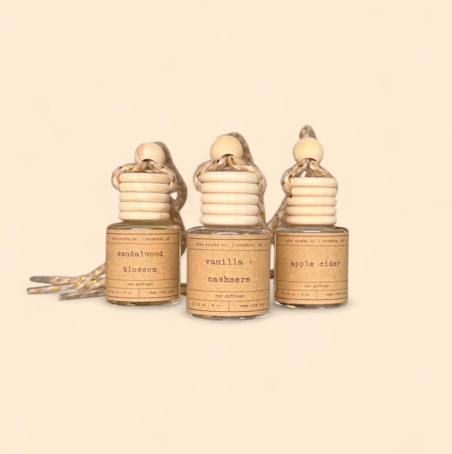 Hanging Car Diffuser: Scented Air Freshener