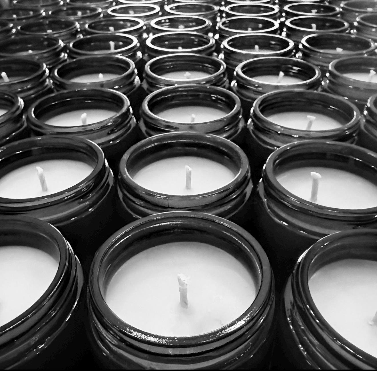 Cozy Cabin Soy Candle: Cedar, Amber, Pine, Sweet Tobacco Scent