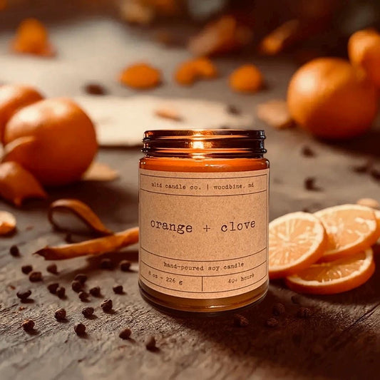Orange + Clove Soy Candle