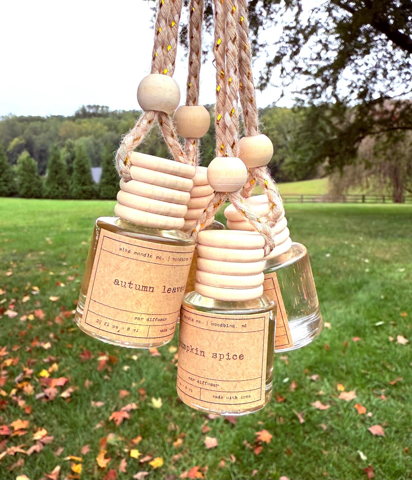 Fall Hanging Car Diffuser | Autumn Scented Air Freshener