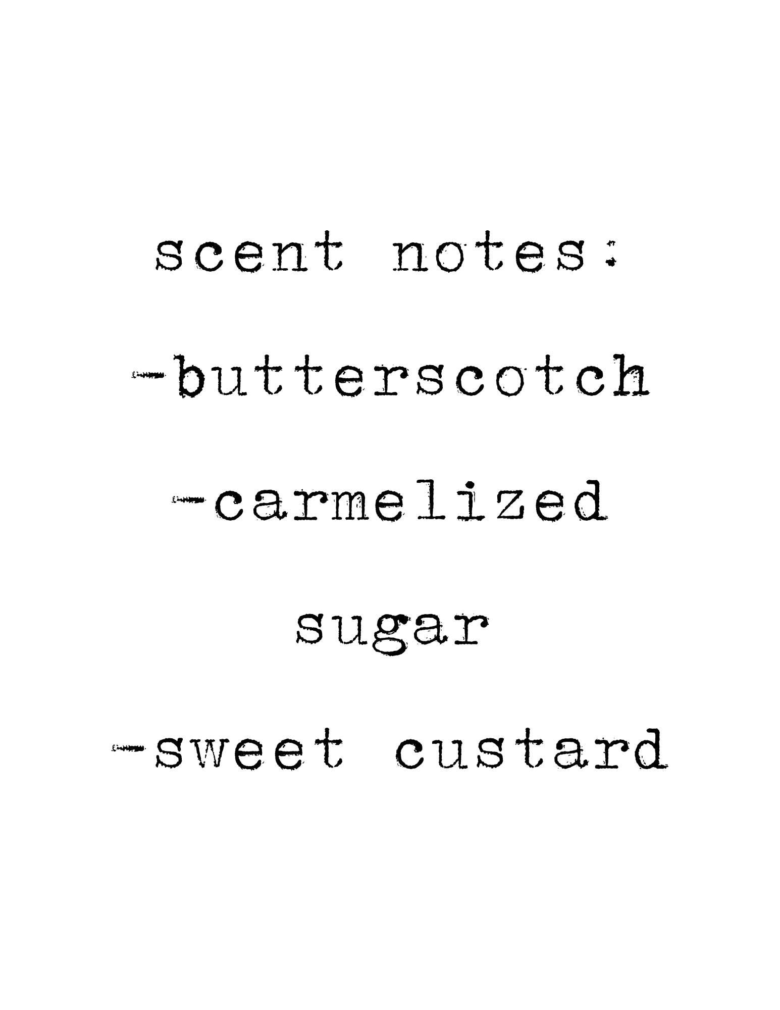 Butterscotch Brulee Soy Candle