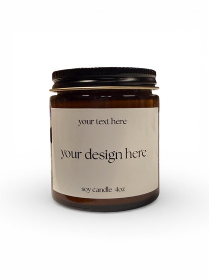 Baby Shower Candle Favors | Soy Candle Jars for Any Occasion | Bridal Shower, Wedding, Party Favors